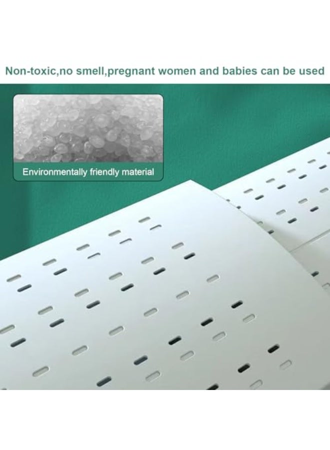 لوسيفا ملحق موجه الهواء لمكيفات الهواء، أبيض، بلاستيك، غير مقاوم للماء، مثالي لمكيفات الهواء المنفصلة (60-125 سم، 20 سم)، تدفق قابل للتعديل، تركيب سهل، راحة موسمية، صيانة سهلة - Image 5